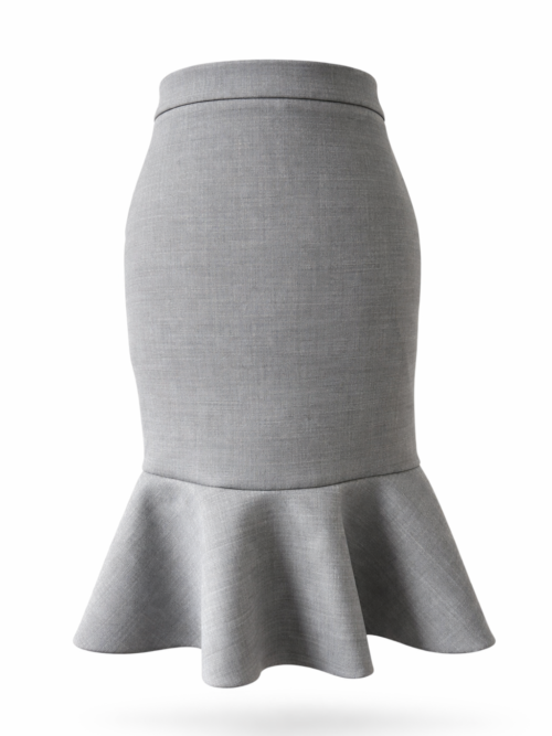 CHARLIE - SPÓDNICA Z FALBANĄ