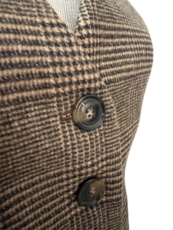 BLANCHE - KAMIZELKA W KRATĘ Z WEŁNY