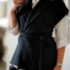 CLAIRE BLACK VEST