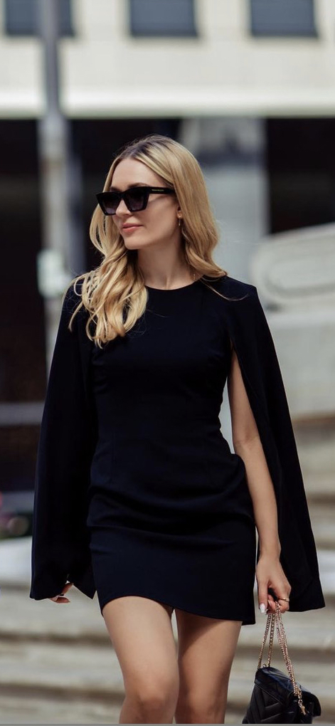 SUKIENKA MARSALA CZARNY